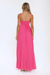A Little Drama Strapless Maxi Dress Pink