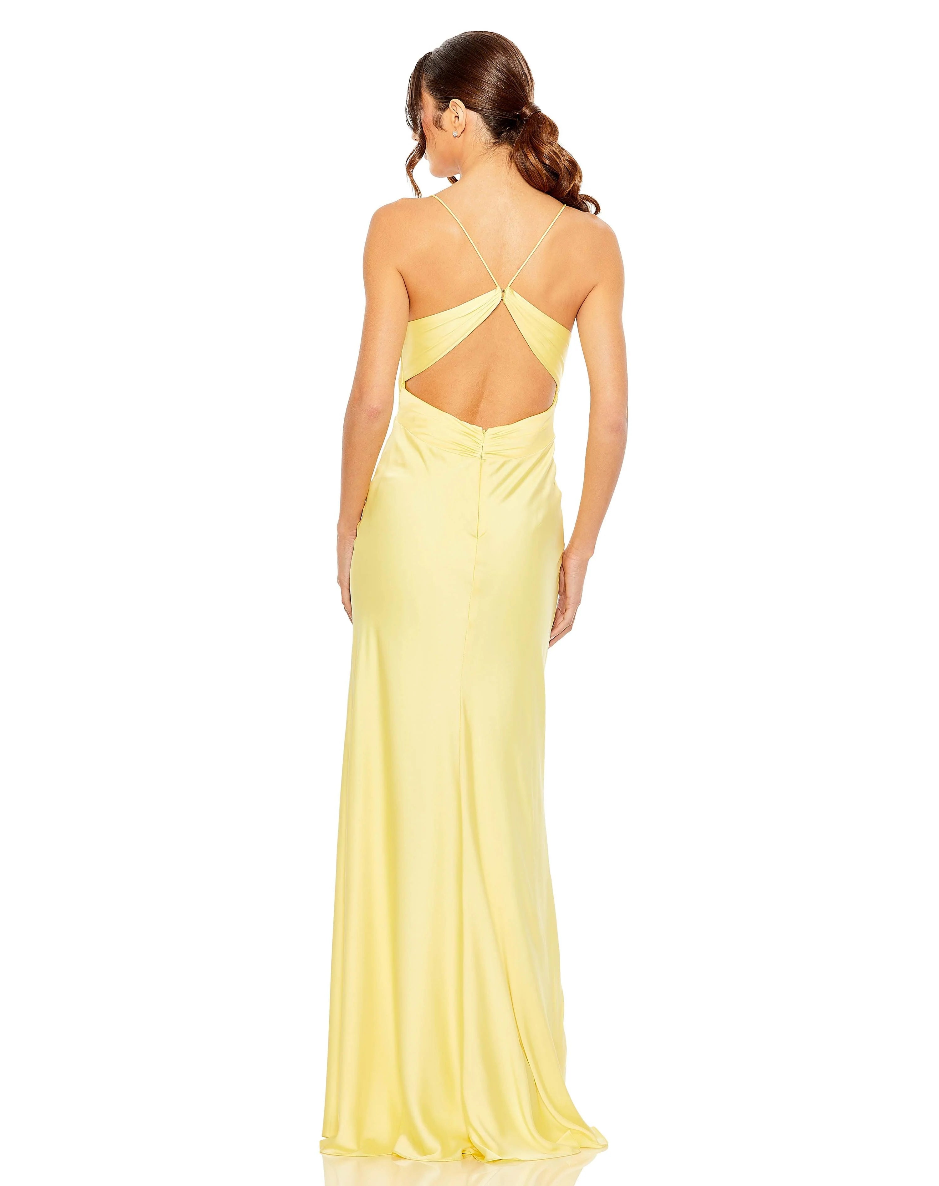 Mac Duggal 68341 Long Fitted Formal Prom Gown